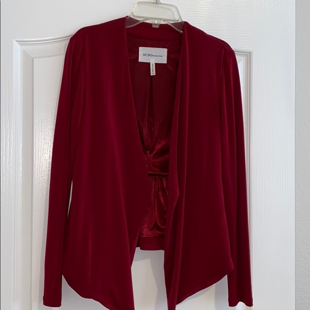 BCBGeneration
Open-Front Asymmetical Jacket
